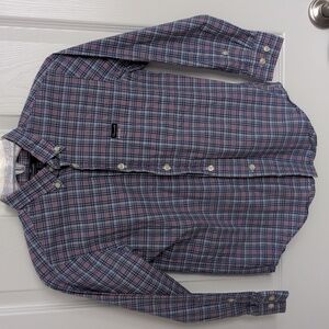 Faconnable Boys Plaid Button Down - M